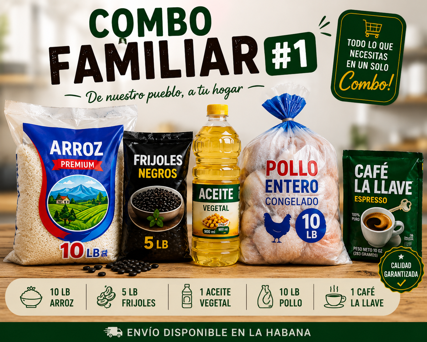 combo familiar # 1